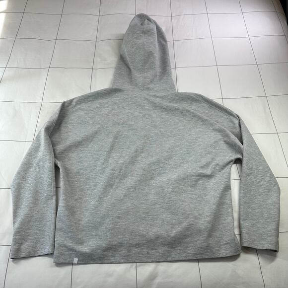 Lululemon Hoodie Womens 8 Heathered Power Gray Minimal Zip Up Athletic Sporty - Picture 4 of 9